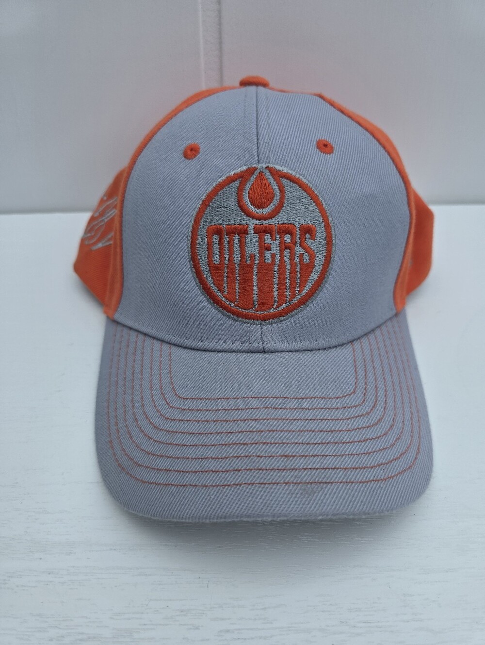 Zephyr Edmonton Oilers NHL Hockey Snapback Hat #97 Connor McDavid